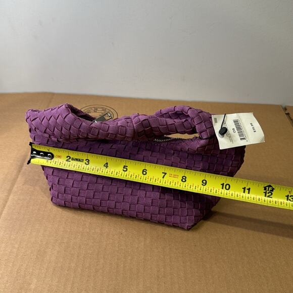🍁 VIRAL NWT Rubi Woven Goldie Mini Handle Purple - Picture 8 of 9